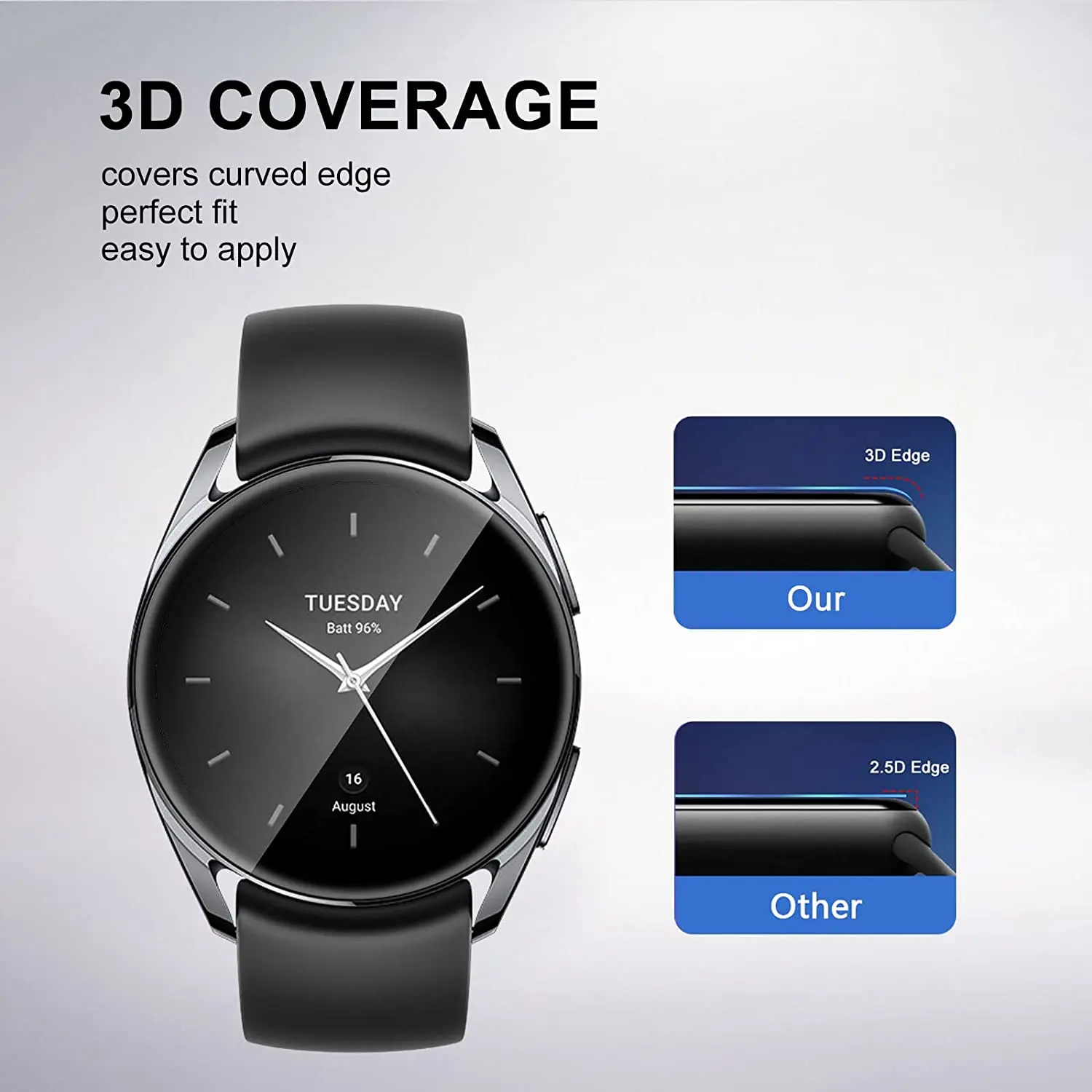 1/2/3шт Защитные Пленки Guard для Xiaomi Watch S2 42/46 мм Smartwatch Браслет Протектор Экрана HD Защитная Пленка (Не стекло)