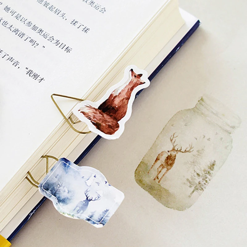 XINAHER 46 шт./лот лесной туман мини бумажная наклейка декоративные наклейки DIY craft дневник для скрапбукинга kawaii этикетка наклейка
