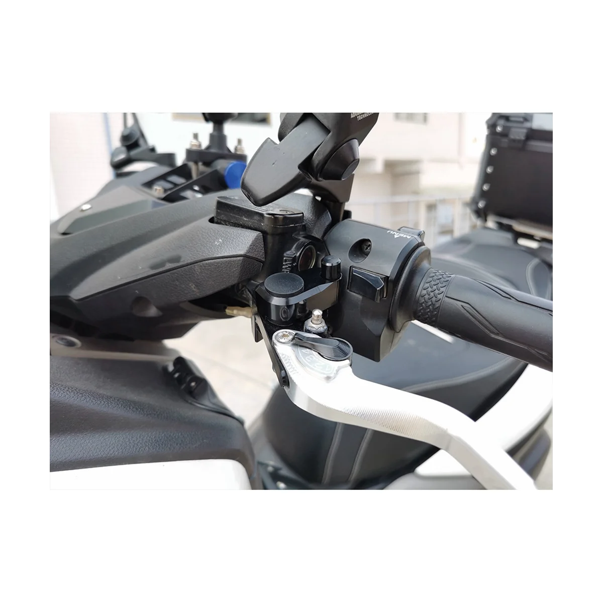 Аксессуары для мотоциклов Yamaha Nmax 155 V1 & V2 крышка кнопки заднего тормоза из алюминиевого сплава черного цвета