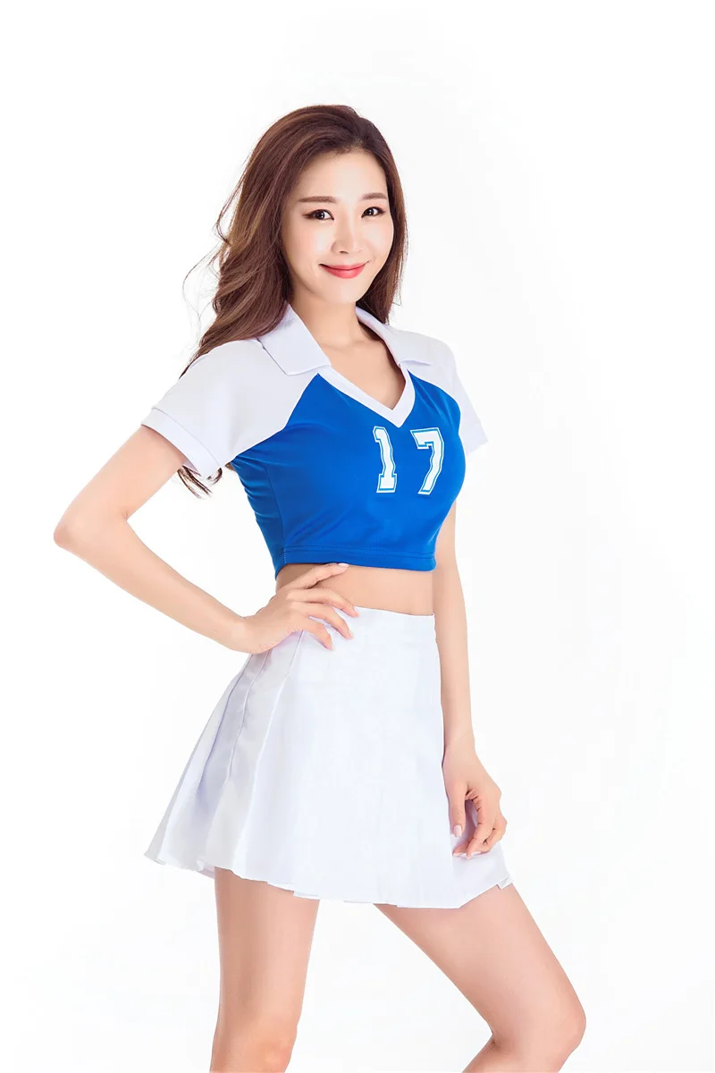 Женский сексуальный костюм чирлидерши Корейской группы Cosmic Girl, костюм школьницы для веселого выступления, униформа для косплея, униформа для вечеринки