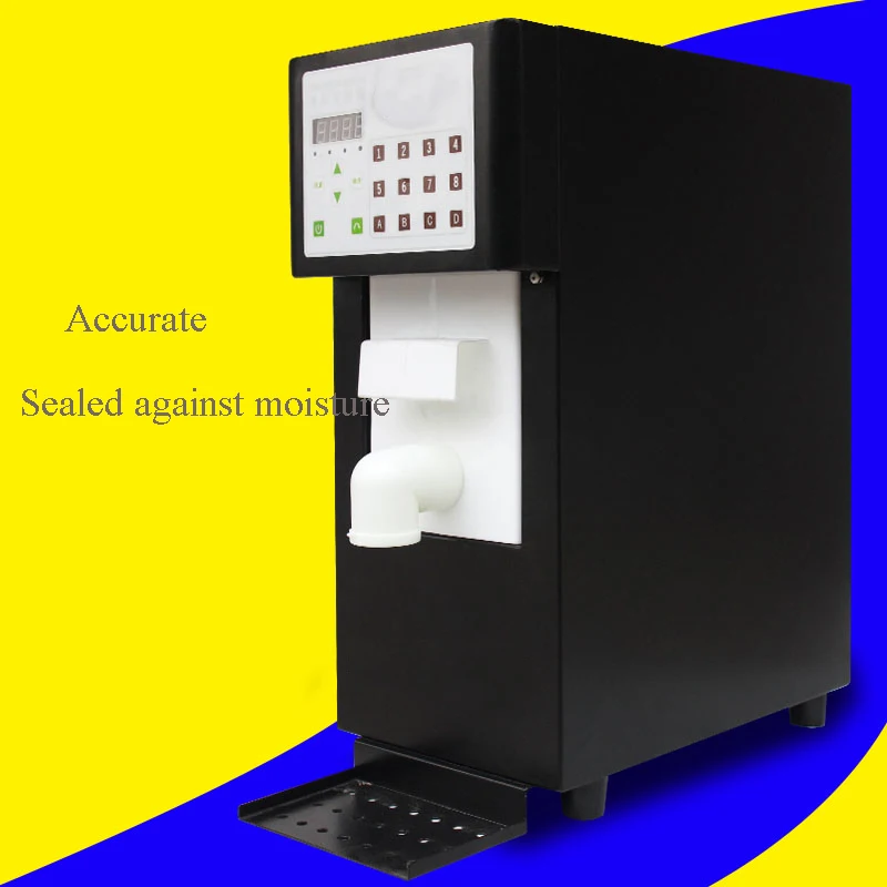 коммерческое оборудование чайного магазина, черно-белый сливочник, количественная машина, прецизионная автоматическая машина для приготовления фруктового порошка, дозатор сока.
