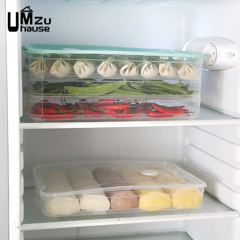 Коробки для хранения продуктов, клецки, овощи, фрукты, лоток для выпечки, органайзер, штабелируемый кейс, органайзер для холодильника, кухонный держатель для холодильника