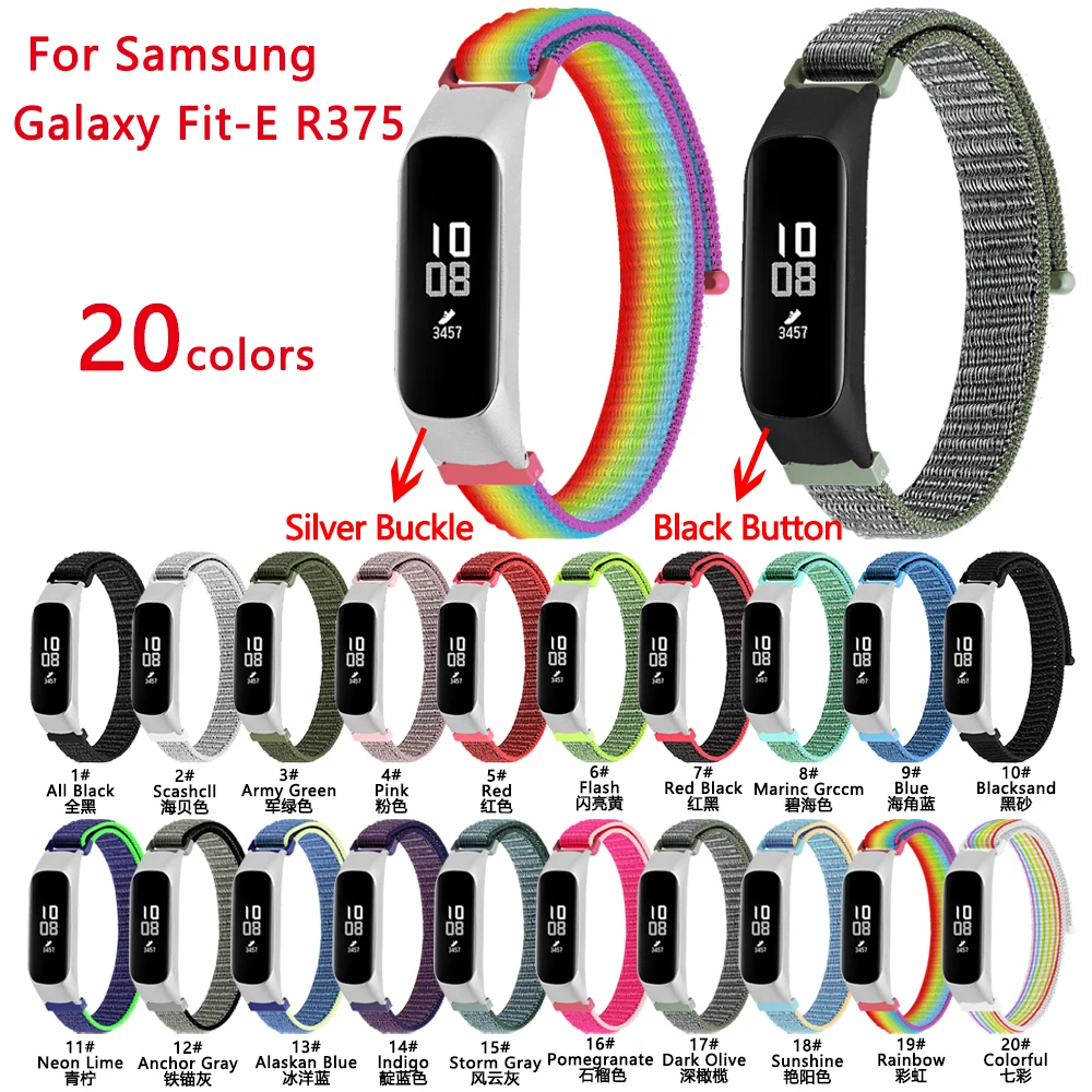 Ремешок для часов с нейлоновой петлей Tschick для Samsung Galaxy Fit-E R375, сменный браслет, металлический каркас, ремешок для браслета