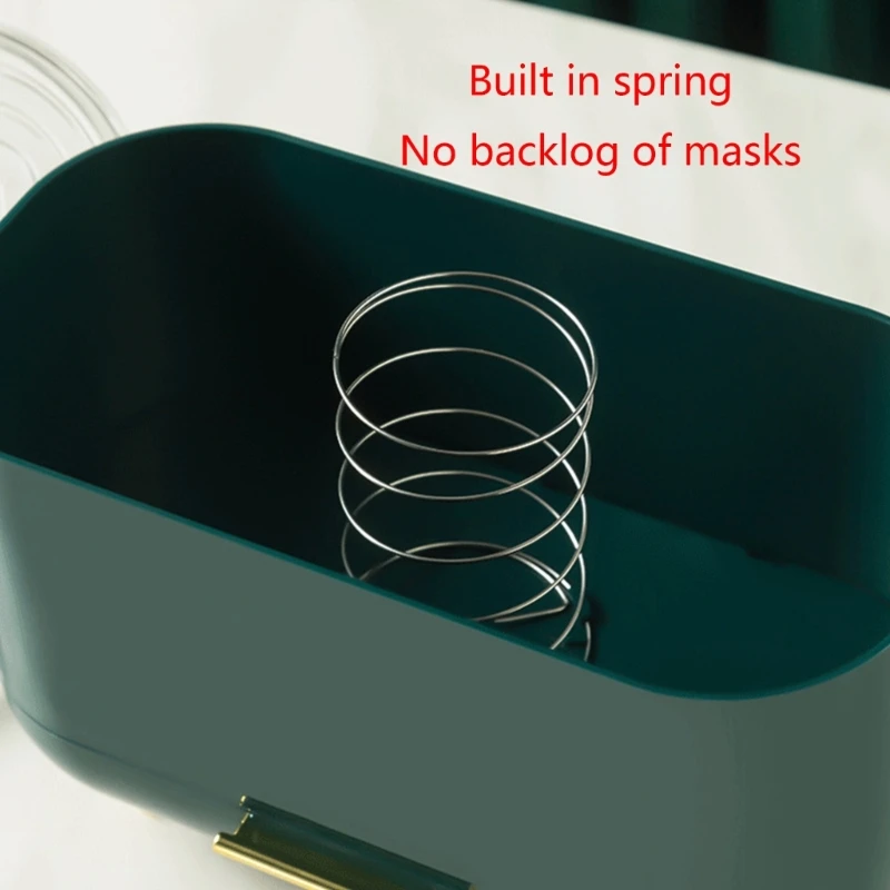 Роскошный пластиковый ящик для хранения хирургических масок, организация хранения бытовой утвари на рабочем столе, коробки для тканей Y5GB