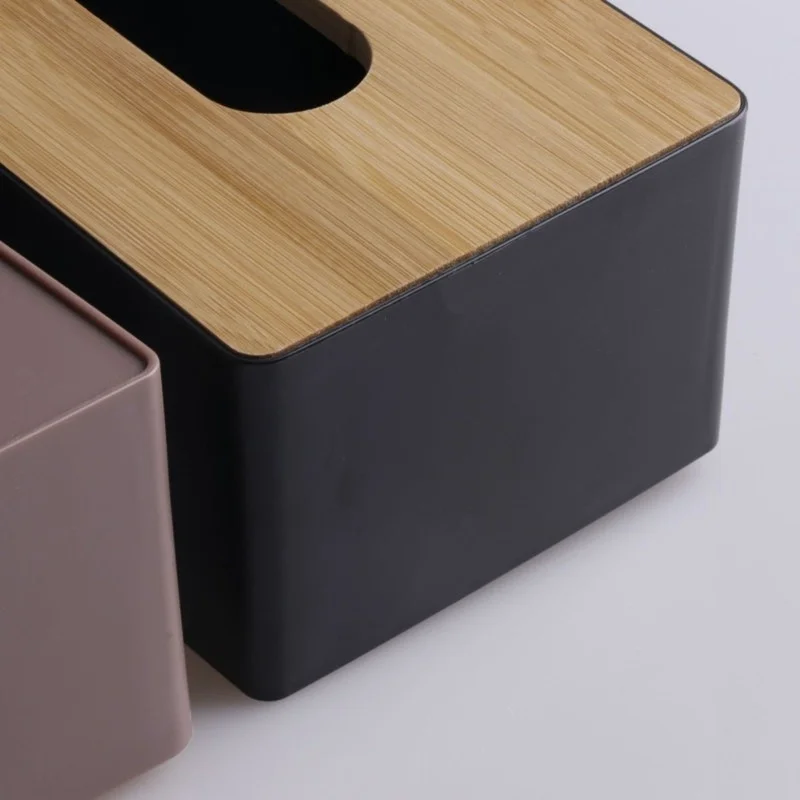 Съемная коробка для салфеток с деревянной крышкой Мини-держатель для хранения салфеток Коробка Для хранения Автомобиля Домашнее украшение Простая Модная Коробка для салфеток